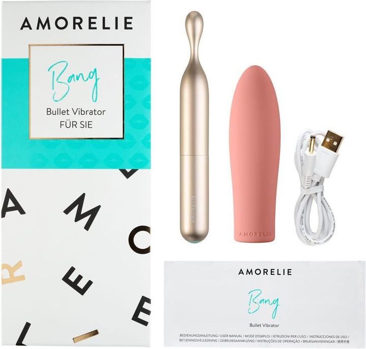 Image du produit Amorelie Bang - Vibromasseur externe - Gold/Peach