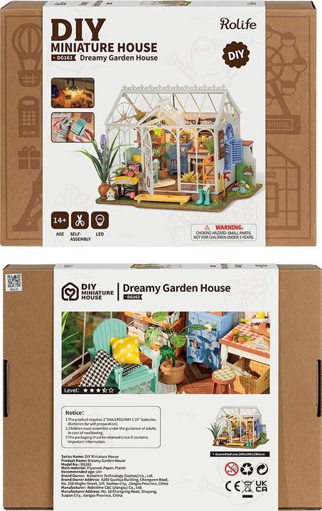 Image du produit Robotime Kit de modèle 'Dreamy Garden House