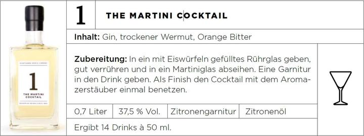 Image du produit Avantgarde 1 The Martini Cocktail 37.5% 700ml (1 x 70 cl)