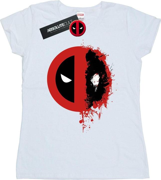 Immagine prodotto Deadpool Split Splat Logo Maglietta Donna (M)