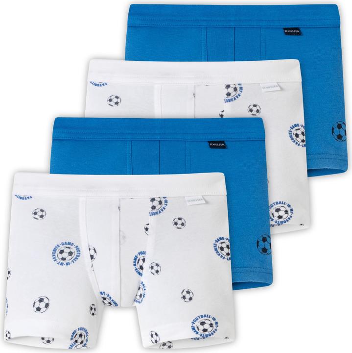 Immagine prodotto Schiesser 4 confezioni di pantaloni in cotone organico a coste sottili per bambini (140, confezione da 4)