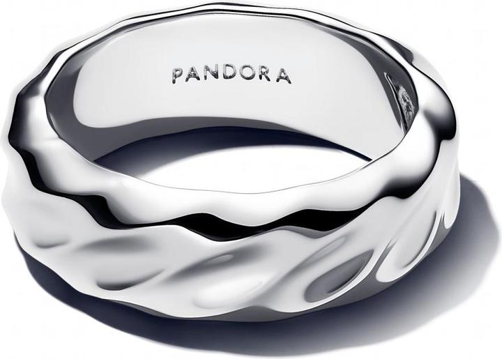 Produktbild Pandora Gewellter breiter Bandring (56, 925 Silber)