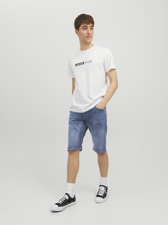 Actual product image Jack & Jones Scale Long GE 608 Indigo Knit Jean Shorts (L)