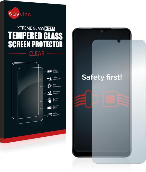 Produktbild Savvies Panzerglas Hartglas Displayschutz (1 Stück, Samsung Galaxy A12)