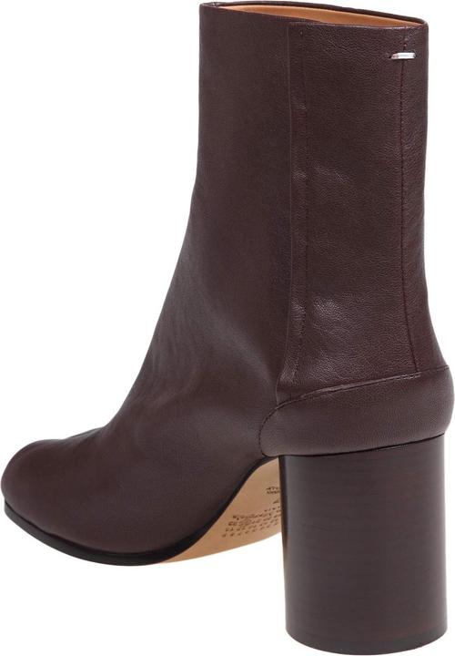 Actual product image Maison Martin Margiela Maison margiela tabi ankle boots in soft brown nappa (38)
