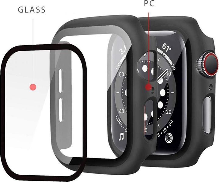 Produktbild Tech Apple 4/5/6/SE Smart Watch Bildschirmrahmen, Schwarz