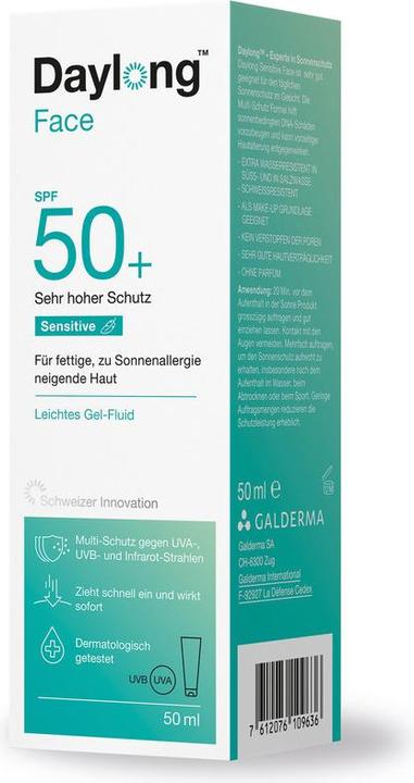 Immagine prodotto Daylong Crema Gel Viso Sensibile (Crema solare viso, SPF 50+, 50 ml, 76 g)