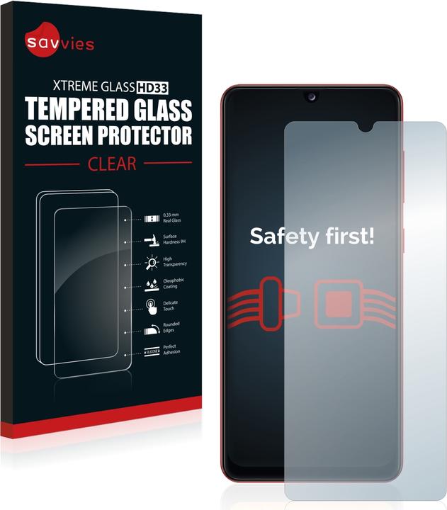 Produktbild Savvies Panzerglas Hartglas Displayschutz (1 Stück, Samsung Galaxy A31)