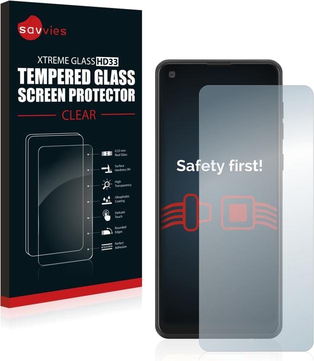 Produktbild Savvies Panzerglas Hartglas Displayschutz (1 Stück, Samsung Galaxy A21)