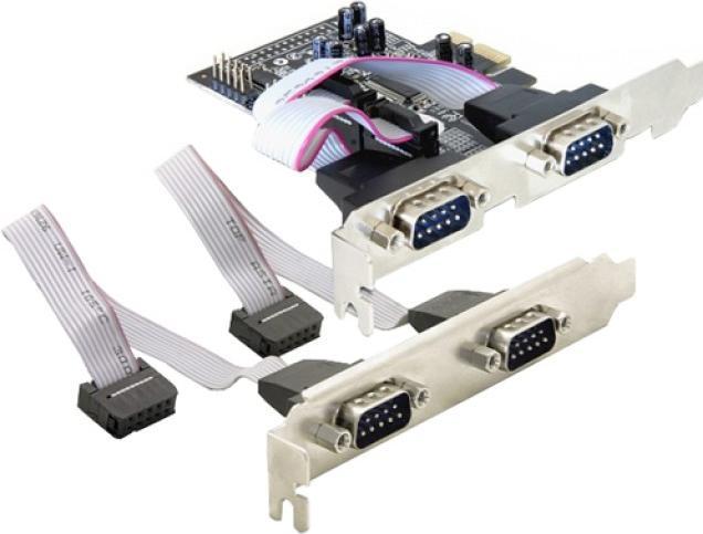 Delock 4 x Serial PCI Express card