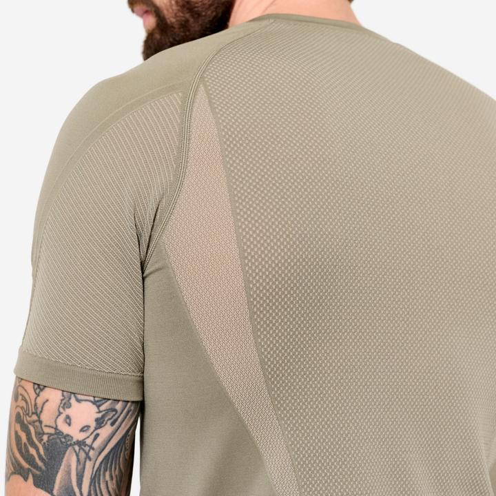 Produktbild Kimjaly T-Shirt Yoga Herren Zweite-Haut-Effekt - kaschmirbeige (L)