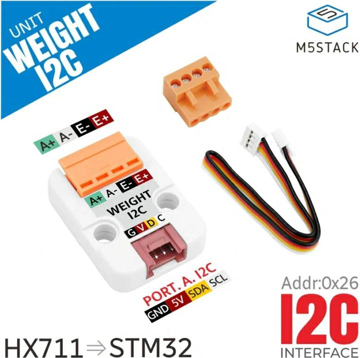 Actual product image M5Stack I2C Weight Unit HX711 Weighing sensor