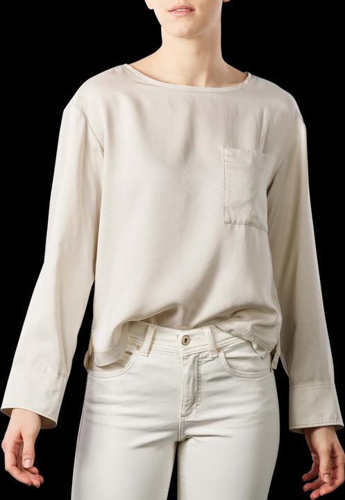 Marc O'Polo A-Line Sleeve Blouse Patched Pocket stone powder (XS)