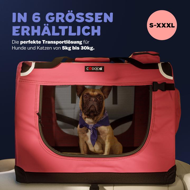Produktbild Cadoca Hundetransportbox (Hund, Faltbar)