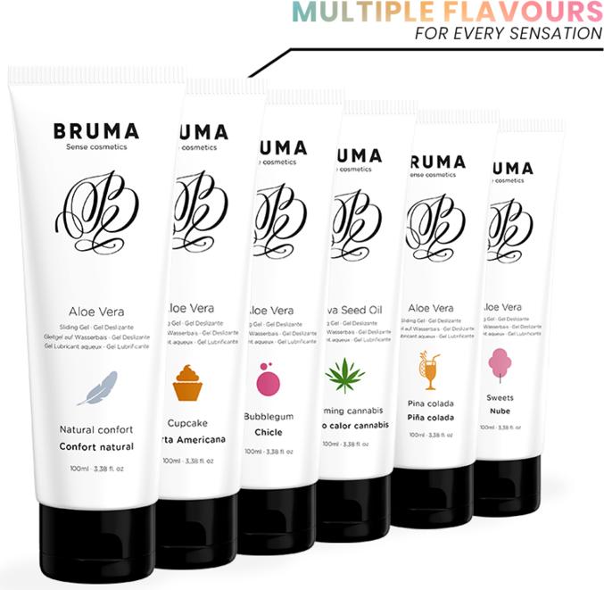 Actual product image Bruma Gel Deslizante Con Aloe Vera Sabor A Nube 100 ml