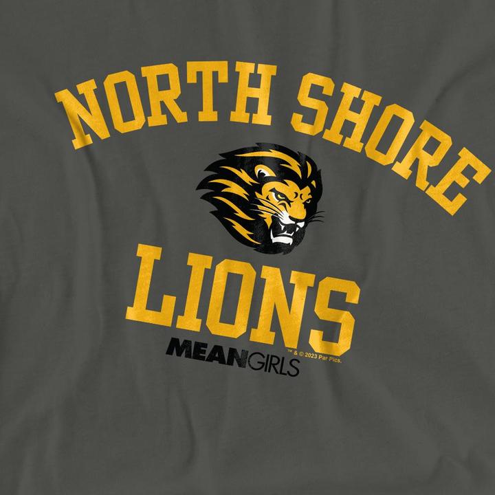 Actual product image Mean Girls Unisex Adult North Shore Lions T-Shirt (M)