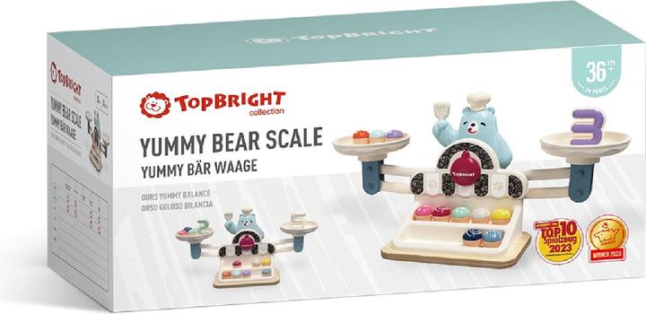 Immagine prodotto Topbright Toys Scala dell'orso gommoso / Scala dell'orso gommoso PREMIO TOY 2023 (Tedesco, Inglese, Francese, Italiano, Spagnolo, Olandese, Slovacco, Ceco, Russo, Rumeno, Serbo, Svedese, Sloveno, Norvegese, Bosniaco, Croato, Bulgaro, Lituano)