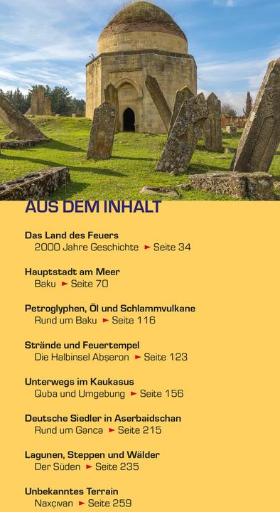 Immagine prodotto Reiseführer Aserbaidschan (Tedesco, Filina di Oppeln, Frank Schüttig, 2020)