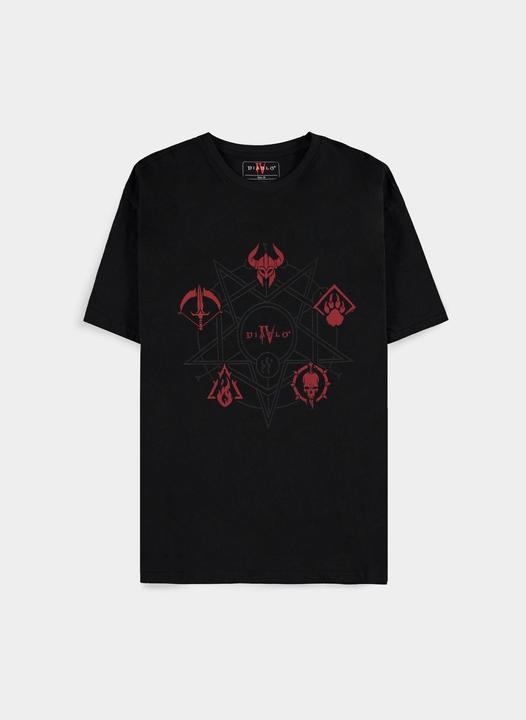 Actual product image Difuzed Diablo IV T-Shirt Class Icons Size XXL (XXL)
