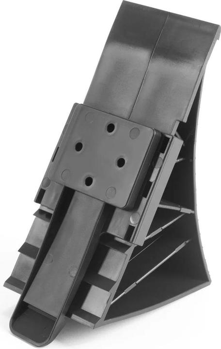 Actual product image Stahlwerk Wheel chocks with bracket GT-01 ST set of 4 up to 1.5t axle load Wheel chock