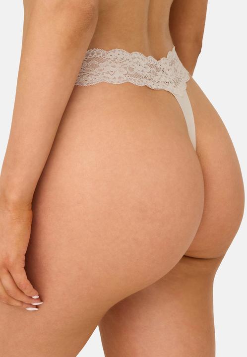 Actual product image Only Onlchloe Lace S.S Thong 3-Pack Acc Noos (M, pack of 3)