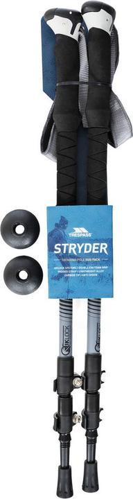 Produktbild Trespass STRYDER - 2 PC WALKING POLE SET (schwarz, EACH, BLK) (135 cm)