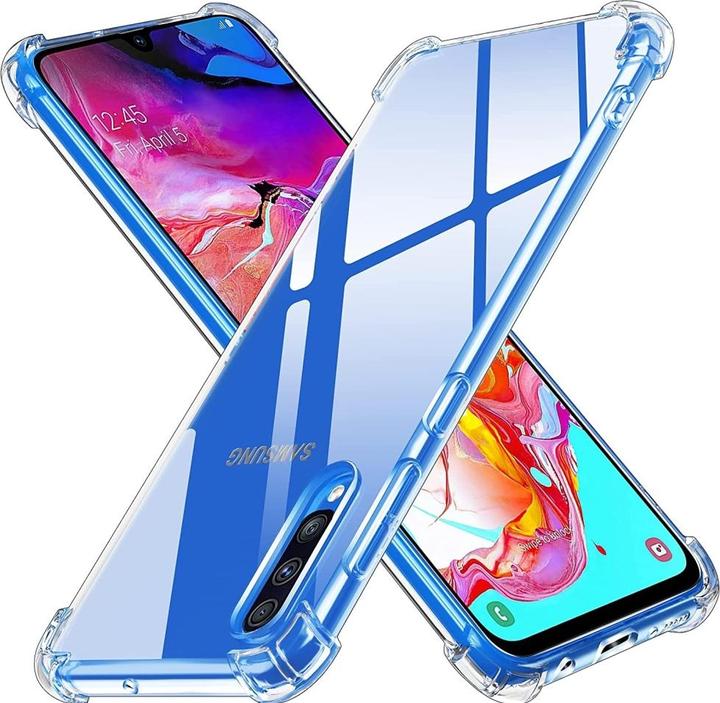 Produktbild Screenguard Samsung Galaxy A70 Hülle Crystal Soft Airbag Bumper (Samsung Galaxy A70)