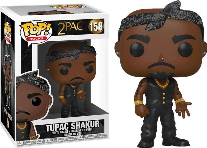 Actual product image Funko POP! - Tupac: Shakur (Black Vest)