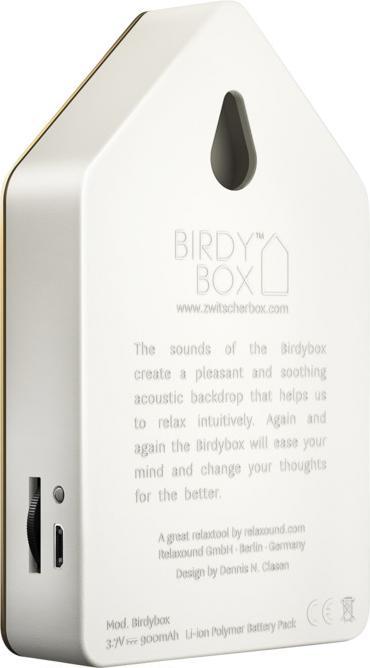 Produktbild Zwitscherbox Birdybox (7.5 x 2.5 x 12.5 cm)
