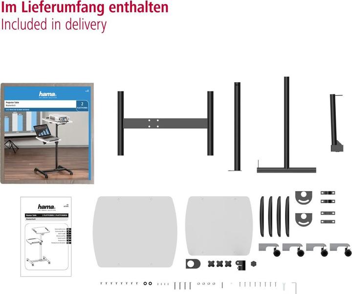 Actual product image Hama Beamer table with 2 levels (Ground)