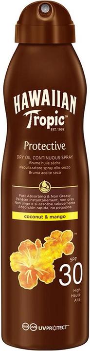 Hawaiian Tropic Huile de noix de coco et de mangue (Spray solaire, SPF 30, 180 ml)