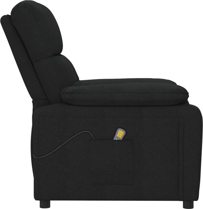 Produktbild VidaXL Massagesessel Fernsehsessel Relaxsessel Sessel Liegesessel Schwarz Stoff