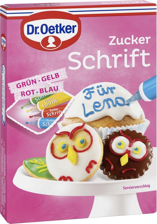 Image du produit Dr. Oetker Écriture en sucre (4 x)