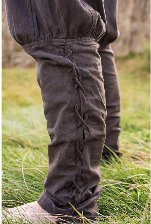 Image du produit Carbone Pantalon viking avec laçage des jambes Magnus (XL)