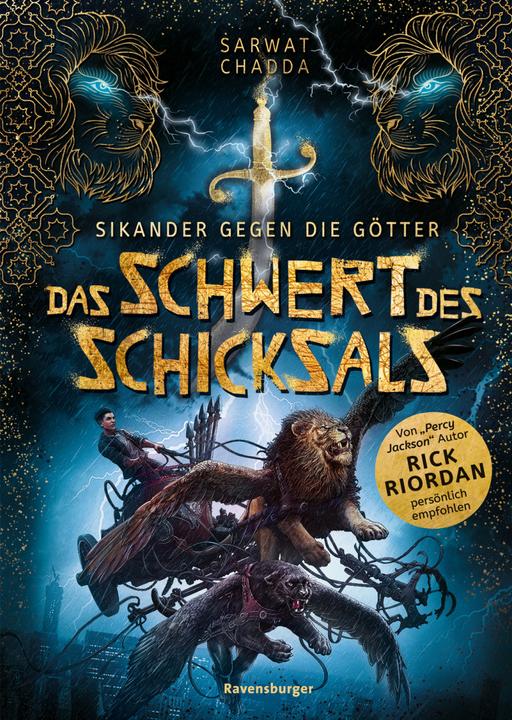 Produktbild Ravensburger Sikander gegen die Götter: Das Schwert des Schicksals (Rick Riordan Presents) (Deutsch, Sarwat Chadda, Miriam Wasmus, Rick Riordan, Leo Strohm, 2022)