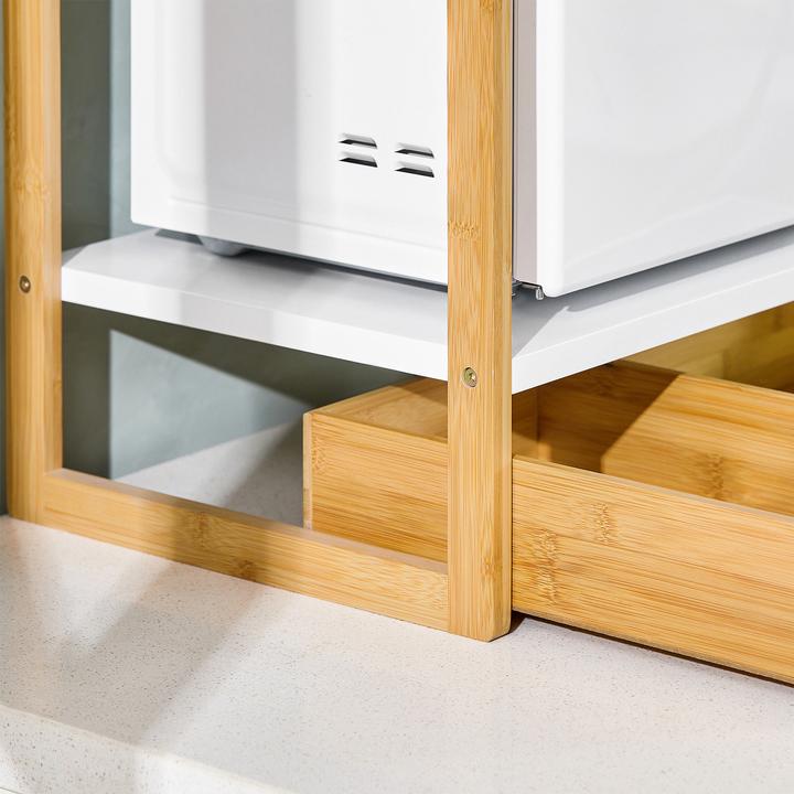 Immagine prodotto SoBuy Ripiano per microonde (55 x 35 x 49 cm)