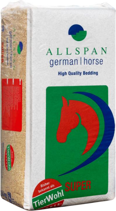 Allspan German Horse Super granulés de bois tendre, 24 kg (24 kg, Copeaux)