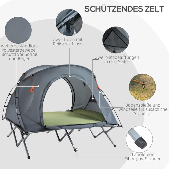 Produktbild Outsunny Feldbett zusammenklappbar