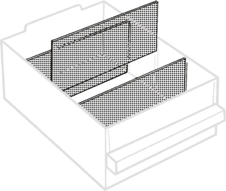 Produktbild Raaco Etikettensatz 8 Stück B155xH32mm für Schubladentyp F weiss / klar
