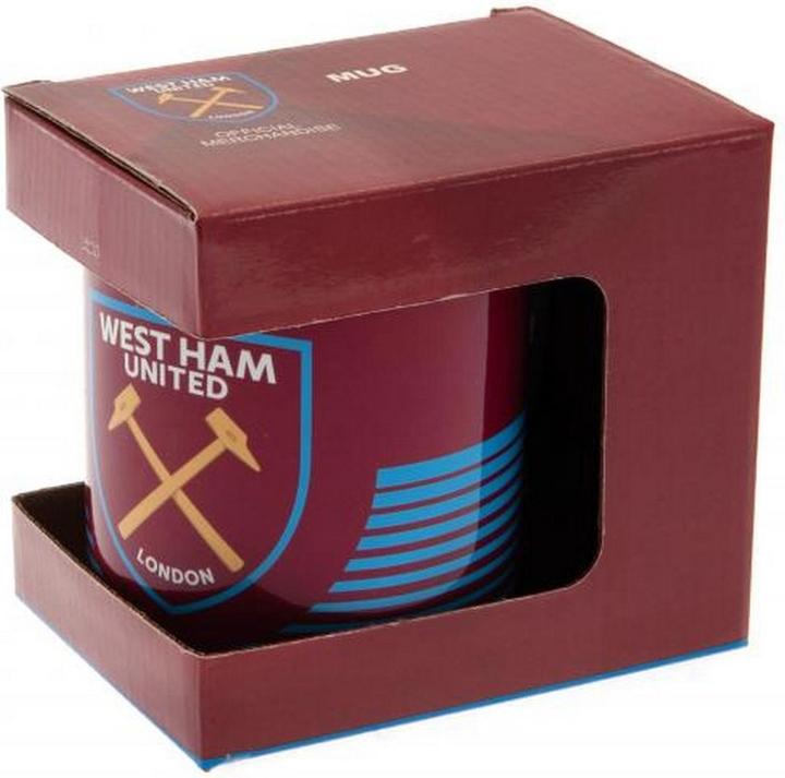 Actual product image West Ham United FC Mug With Coat Of Arms Print (312 ml, 1 x)