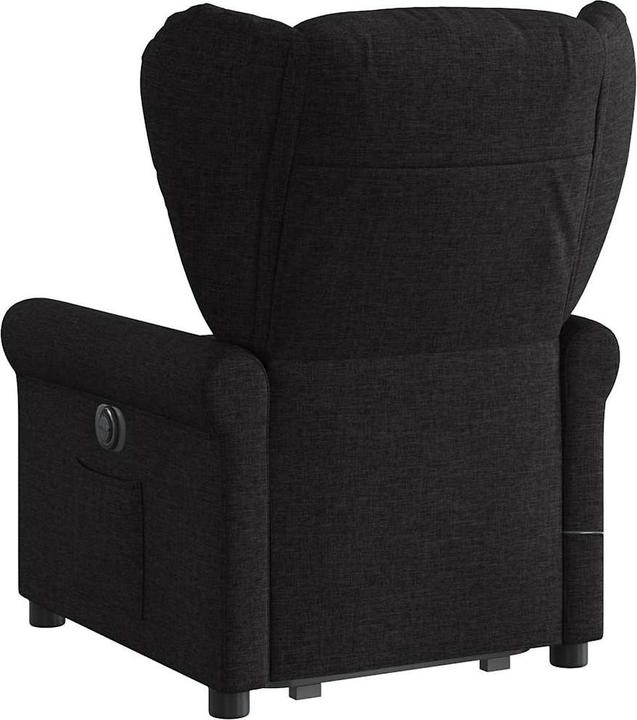 Produktbild VidaXL Elektrischer Massagesessel mit Aufstehhilfe Schwarz Stoff
