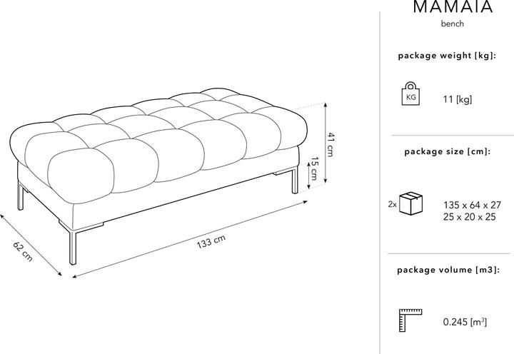 Actual product image Micadoni Mamaia (3-seater, 4-seater, 2 person sofa)