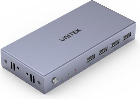 Unitek Przełącznik PRZEŁĄCZNIK KVM 4K HDMI 2.0,2-IN,1-OUT +USB