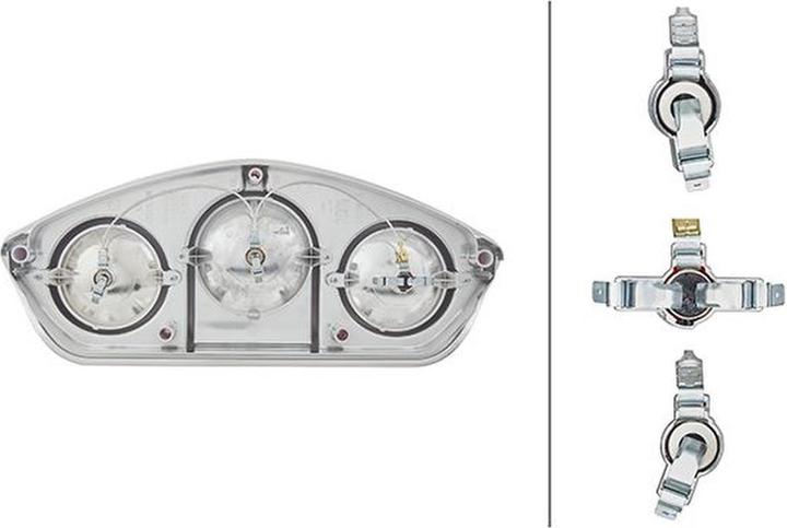 Actual product image Hella 10 Rear lights left bulb technology Installation 2SK 343 440-037