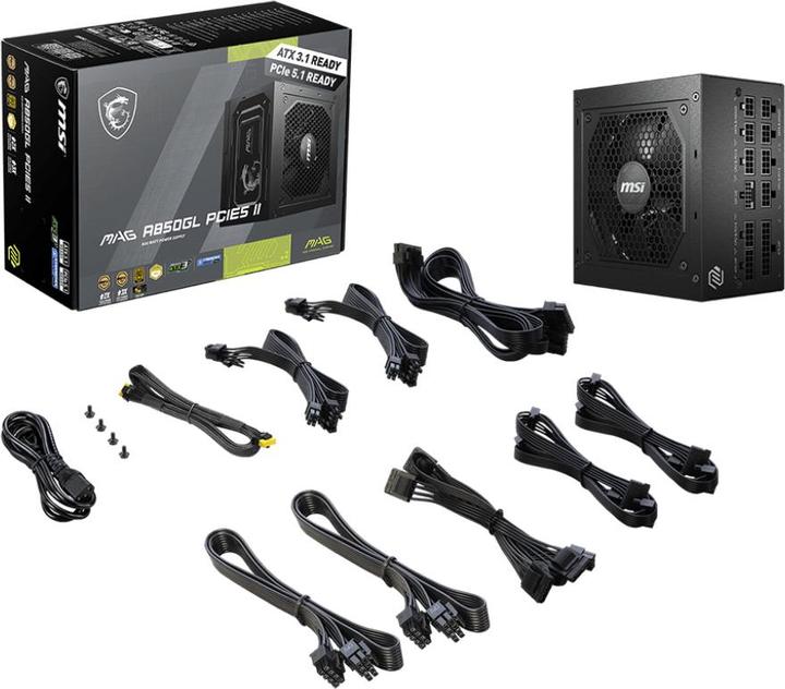 Immagine prodotto MSI MAG A850GL 850W PCIE5 II 80+ Gold (306-7ZP8D11-CE0) (850 W)