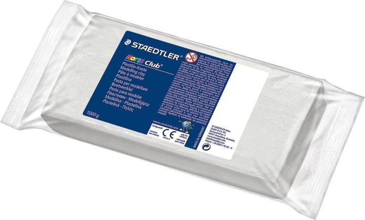 Actual product image Staedtler Plasticine Modelling Clay 1kg white Noris