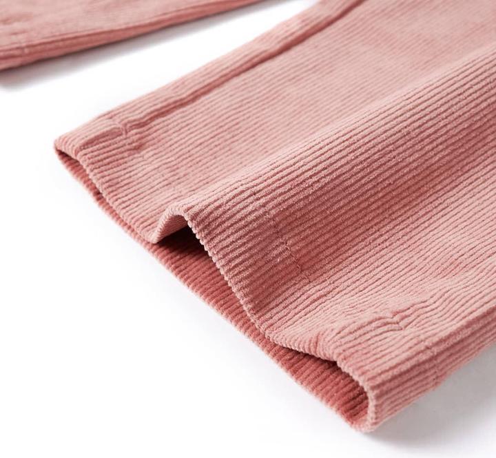 Produktbild VidaXL Kinderhose Cord Altrosa 116,Material: 90 % Baumwolle. 8 (116)