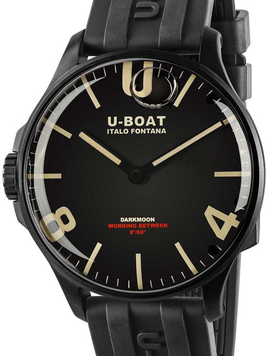 Actual product image U-Boat 8464/B Darkmoon 44mm IPB 5ATM (Analogue wristwatch, 44 mm)