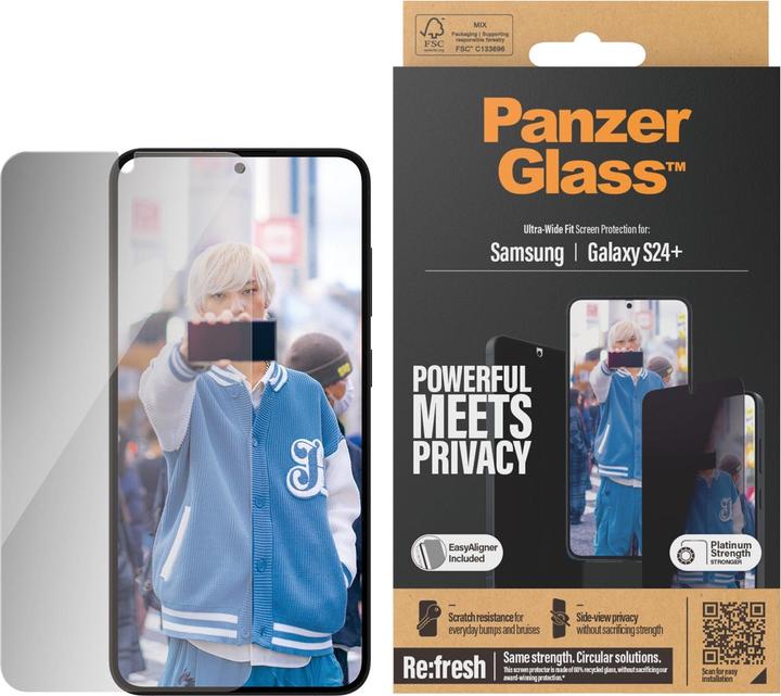 Image du produit PanzerGlass Confidentialité (1 pièce(s), Samsung Galaxy S24+)