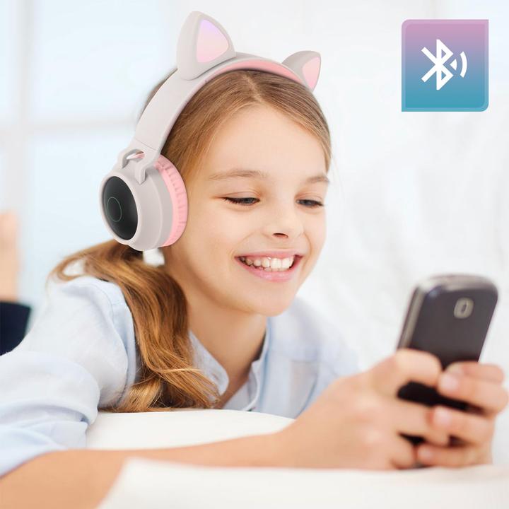 Image du produit Avizar Oreilles de chat Casque Bluetooth